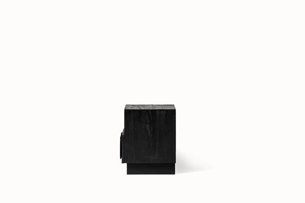 Table d'appoint Sirkka 1-door & 1 open space — Black