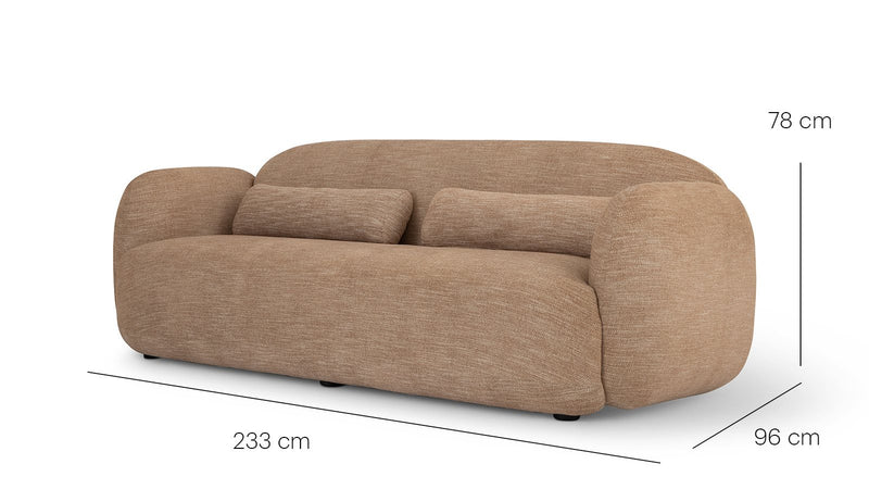 Canapé Luusar 3-seat — Brown