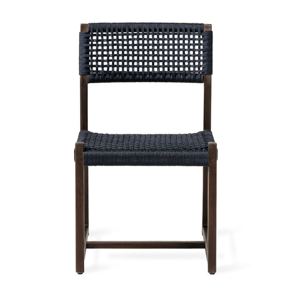 Chaise d'extérieur Kuwana Espresso Wood — Indigo Weave