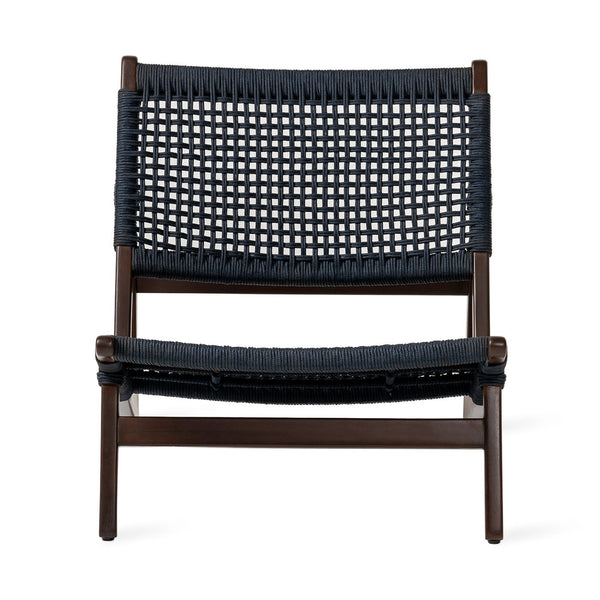 Fauteuil d'extérieur Kuwana Espresso Wood — Indigo Weave