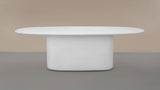 Table de diner Vaaraa Oval — Ivory