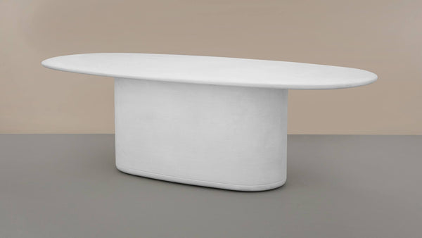 Table de diner Vaaraa Oval — Ivory