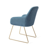 Chaise de diner Kushi Slide Gold — Ocean Eyes