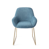 Chaise de diner Kushi Slide Gold — Ocean Eyes