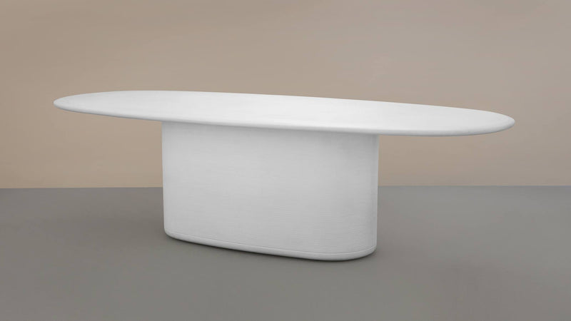 Table de diner Vaaraa Oval — Ivory