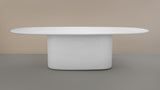 Table de diner Vaaraa Oval — Ivory