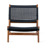 Fauteuil d'extérieur Kuwana Amber Wood — Indigo Weave