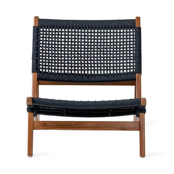 Fauteuil d'extérieur Kuwana Amber Wood — Indigo Weave