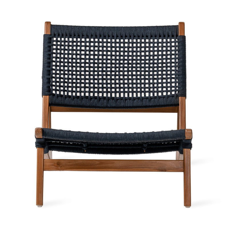 Fauteuil d'extérieur Kuwana Amber Wood — Indigo Weave