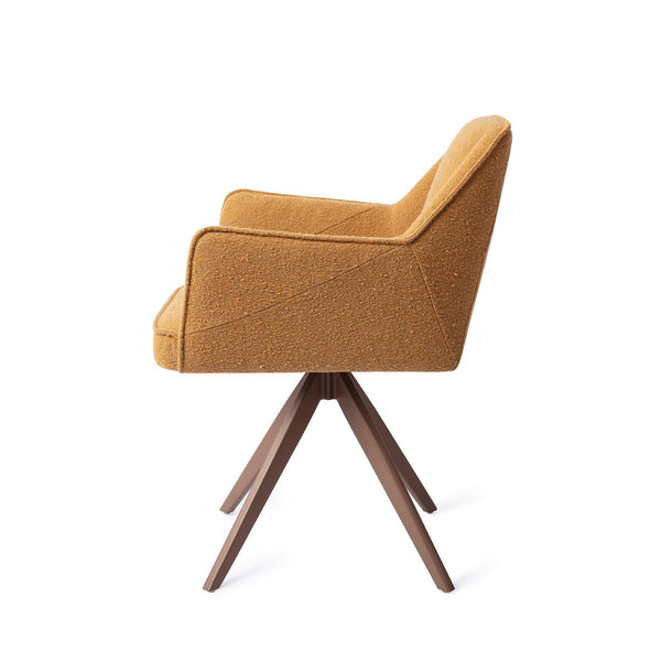 Chaise de diner Tome Turn Brown — Masai Giraffe