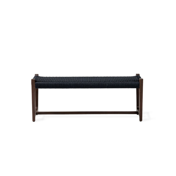 Banc d'extérieur Kuwana Espresso Wood — Indigo Weave