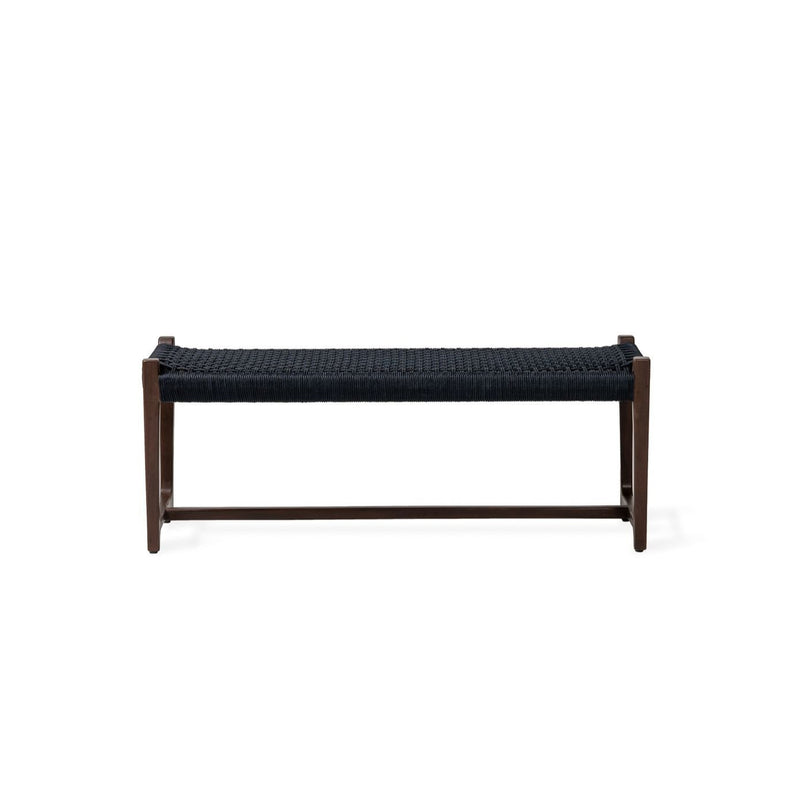 Banc d'extérieur Kuwana Espresso Wood — Indigo Weave