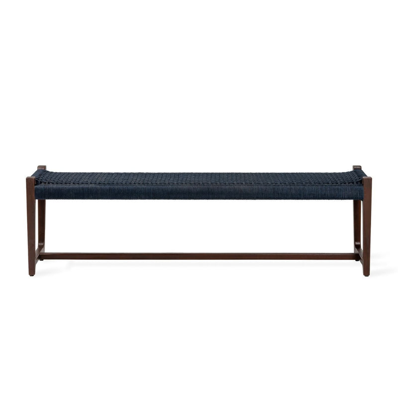 Banc d'extérieur Kuwana Espresso Wood — Indigo Weave