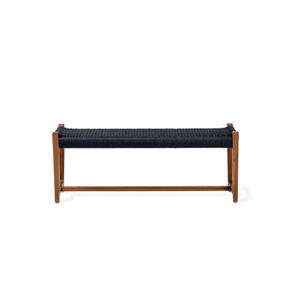 Banc d'extérieur Kuwana Amber Wood — Indigo Weave