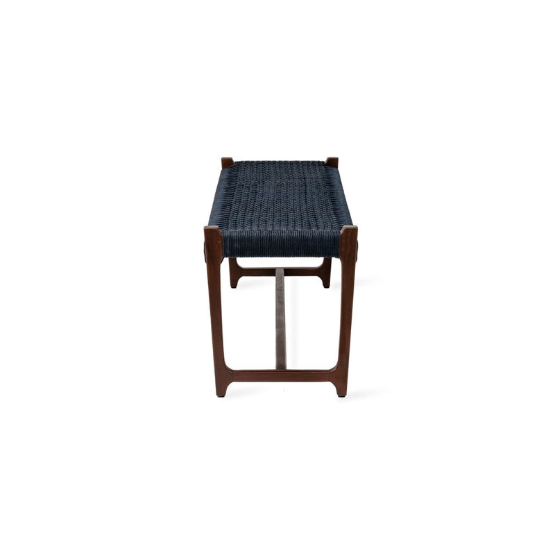 Banc d'extérieur Kuwana Espresso Wood — Indigo Weave