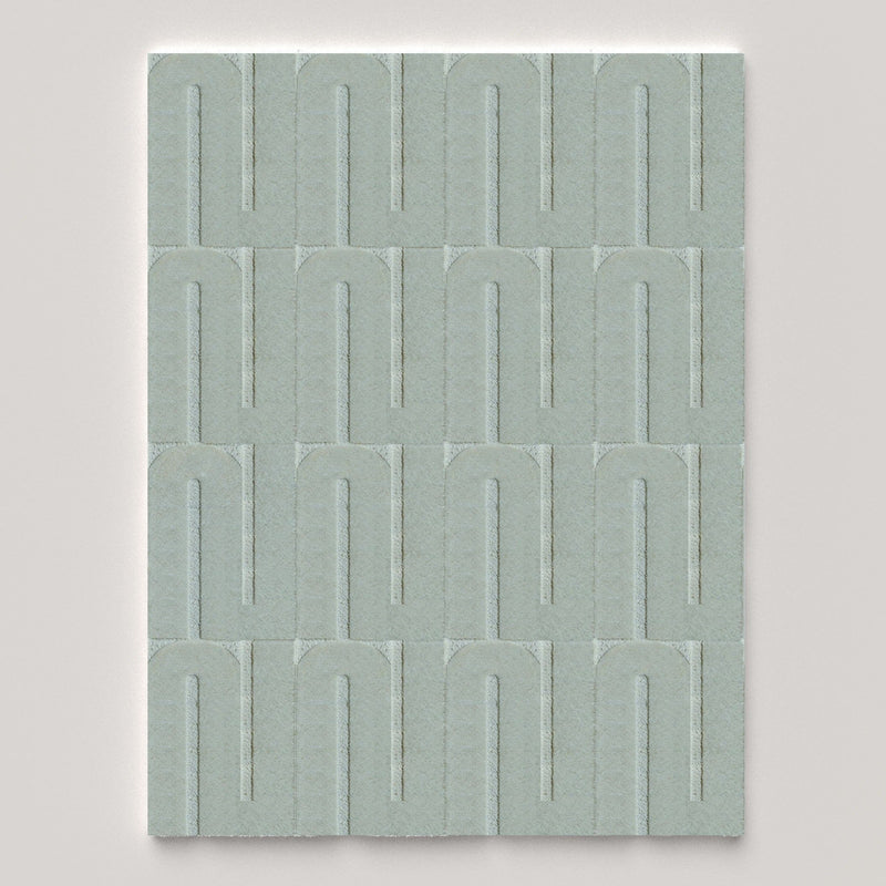 Le Tapis en laine Opéra — Bleu Opaline