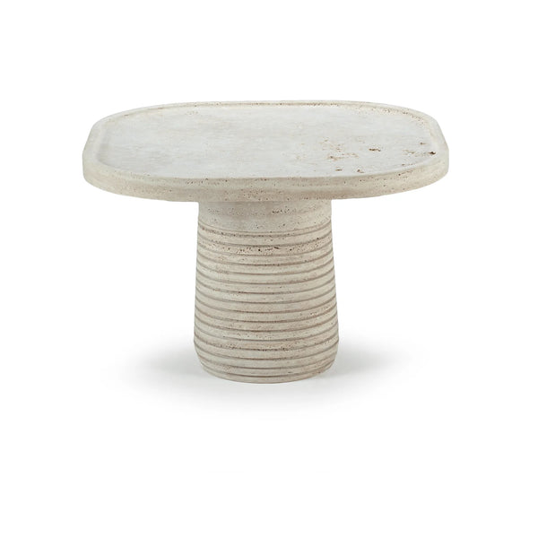 Table d'appoint Poppy — travertino