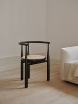 Chaise Bukowski w. French Cane — Black