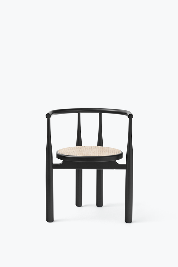 Chaise Bukowski w. French Cane — Black