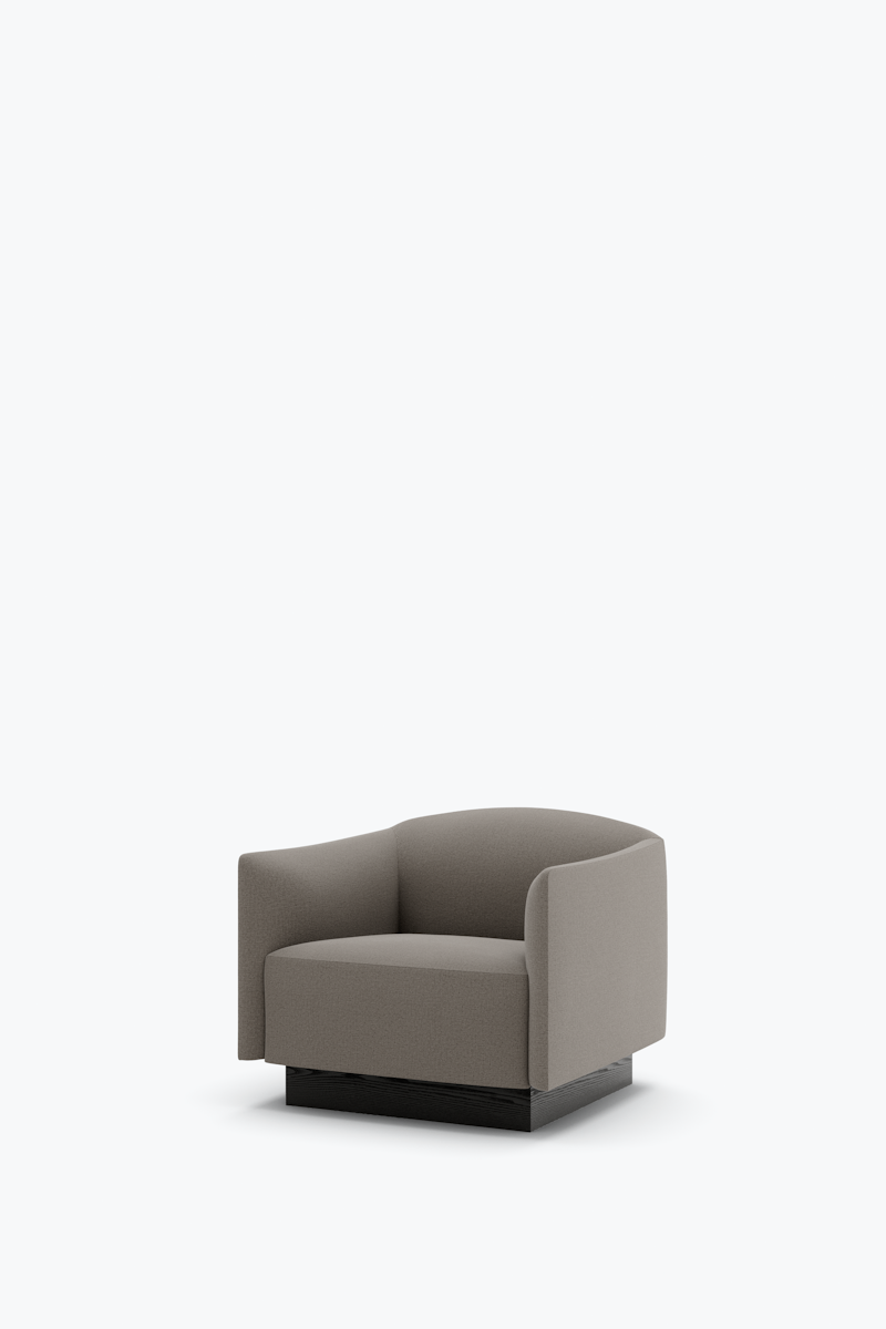 Fauteuil Shore Plinth — Romo Linara Umber