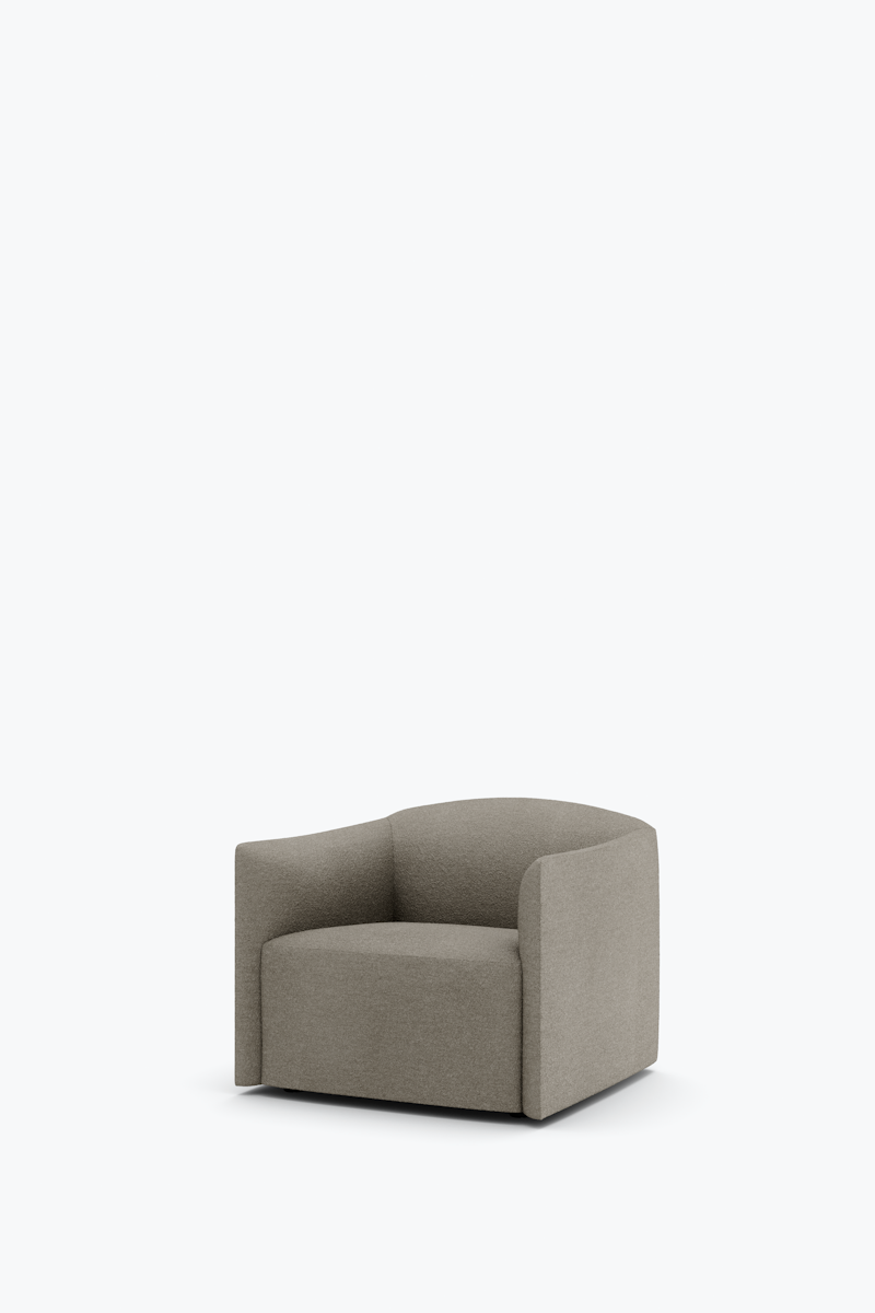 Fauteuil Shore Extended Base — Romo Linara Taupe