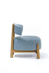 Fauteuil Dalya sans accoudoirs en chêne naturel — Tissu catégorie A