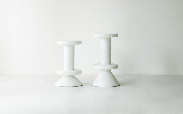 Tabouret de bar Bit — White / White