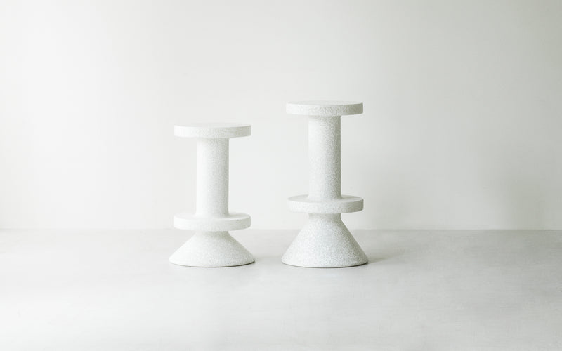 Tabouret de bar Bit — White / White