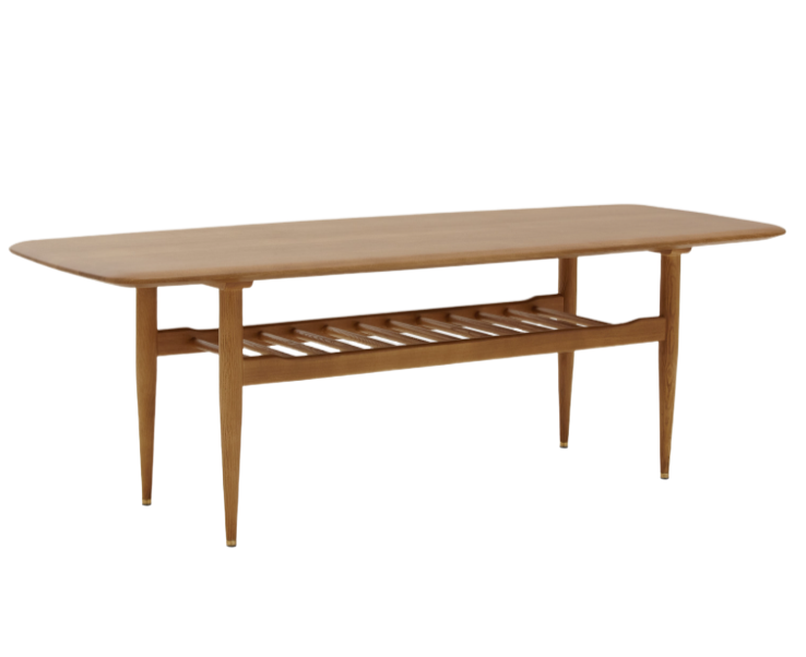 Table basse Fox Teckel — Frêne Caramel