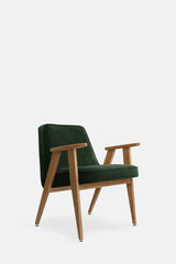 Fauteuil 366 — Velours Vert bouteille