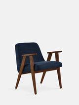 Fauteuil 366 — Tissu coco Indigo