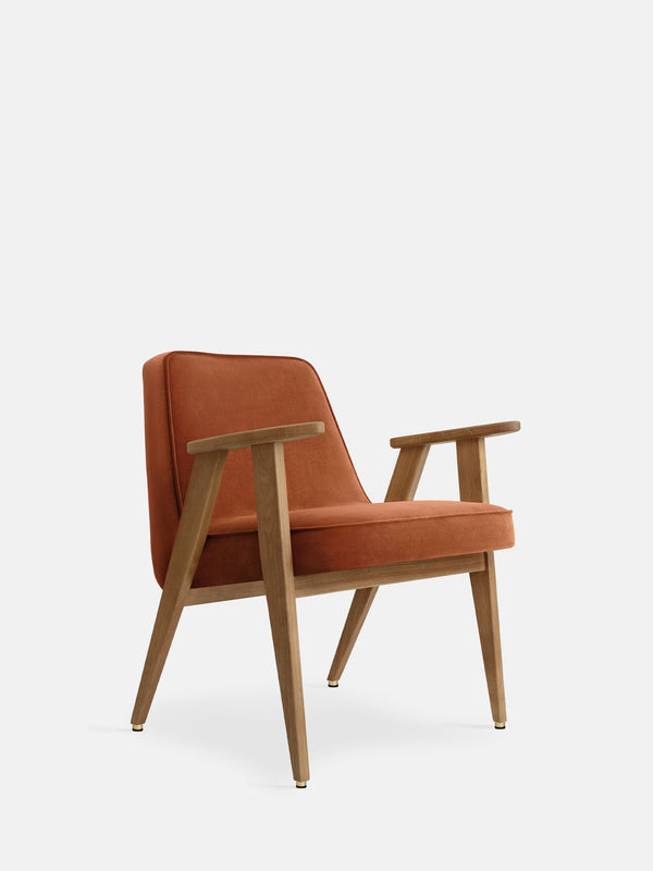 Fauteuil 366 — Velours Sierra