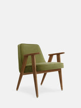 Fauteuil 366 — Velours Olive