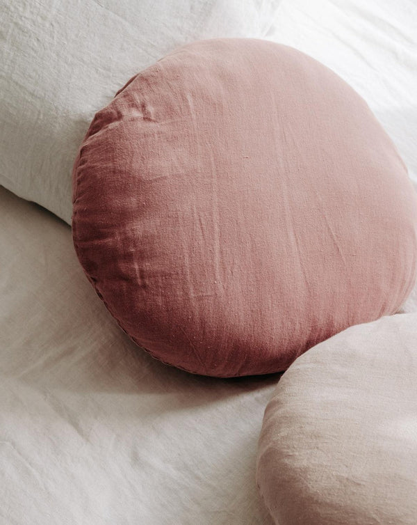 Coussin Léopold — Rose