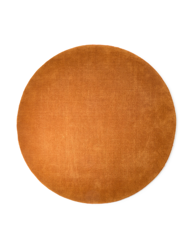 Tapis Outline - Rond — Cognac