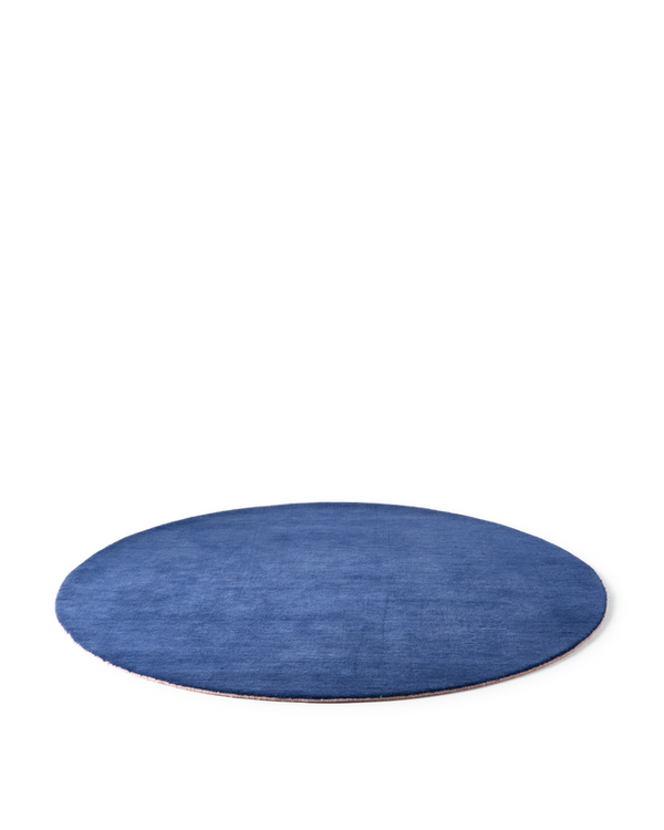 Tapis Outline - Rond — Dark blue