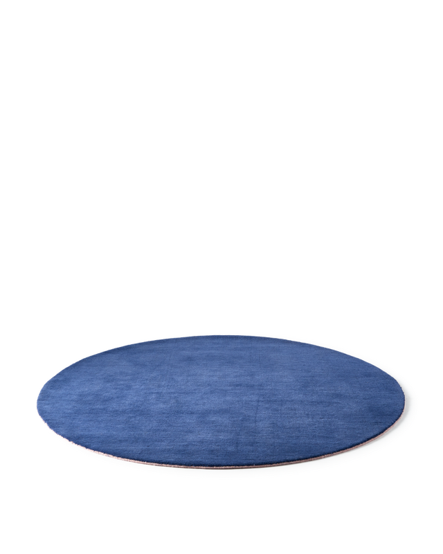 Tapis Outline - Rond — Dark blue