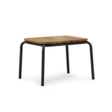 Table basse Vig 55 x 45 cm Robinia — Black