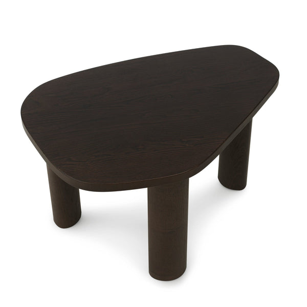 Table basse Sculp - Large — Frêne marron