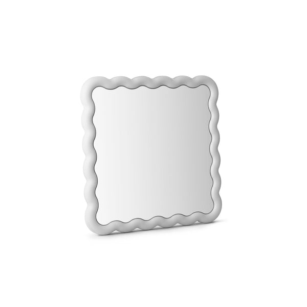 Miroir Illu 80x80cm — Blanc