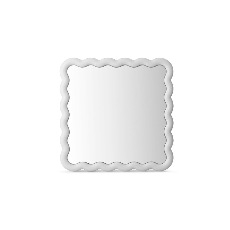 Miroir Illu 80x80cm — Blanc