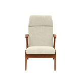Fauteuil Apollo - New Life — Walnut stain & Alabster