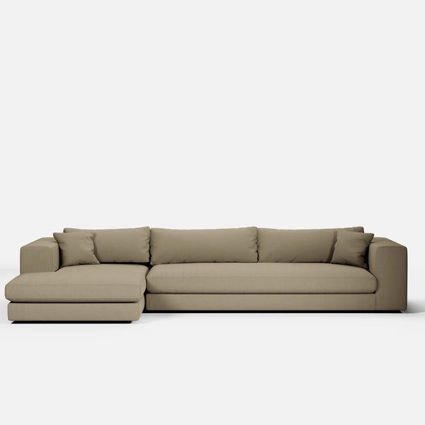 Canapé d'angle Bellechasse - Coton lin — Linen