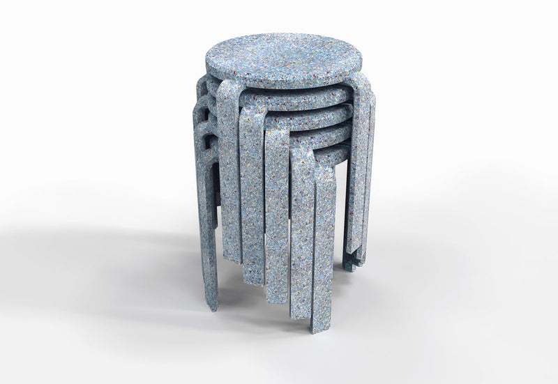 Tabouret Billex — Bleu