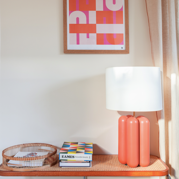 La grande Lampe Charlotte — Corail