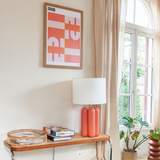 La grande Lampe Charlotte — Corail