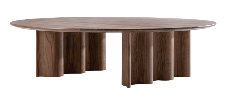 Table basse Curtain Couch (ronde) — Noyer américain