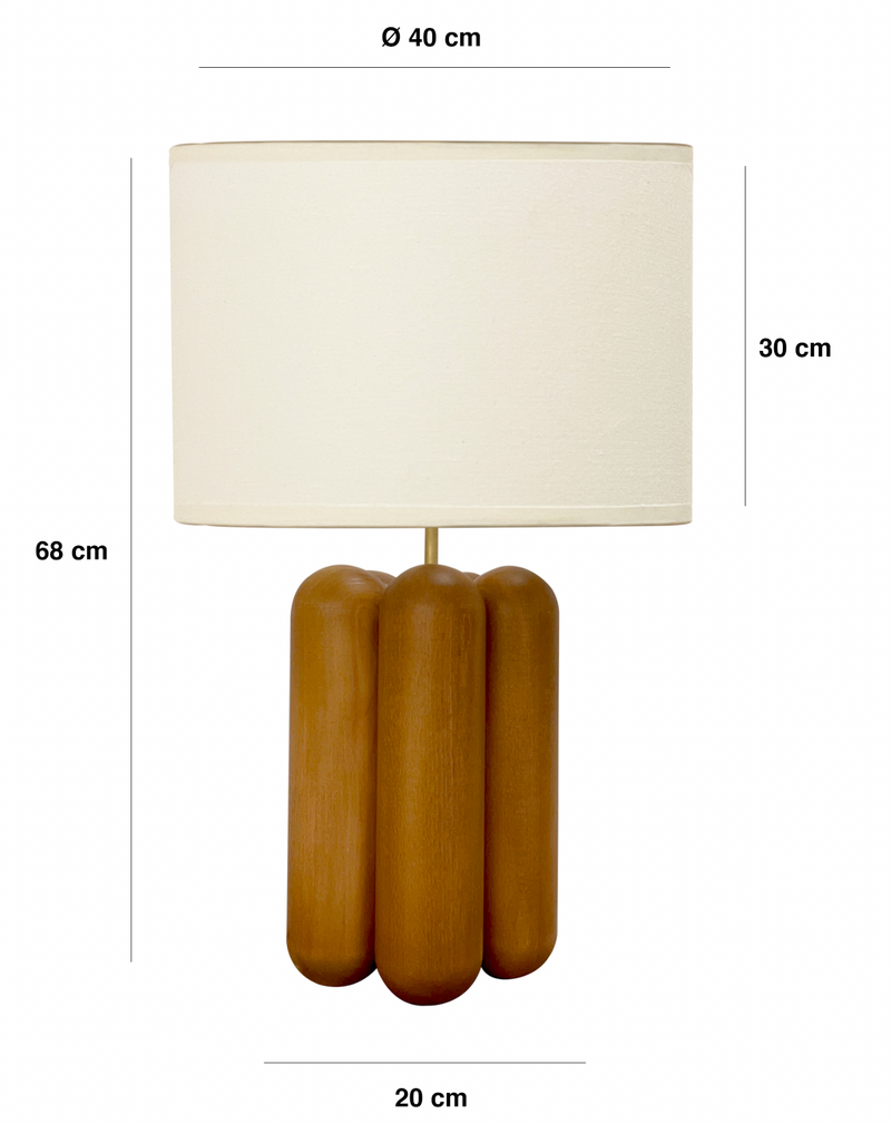 La grande Lampe Charlotte — Bois