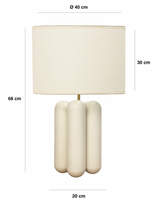 La grande Lampe Charlotte — Blanc Crème