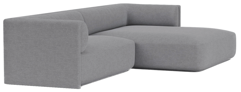 Canapé d'angle Bolster divan droit — Sydney light grey 91